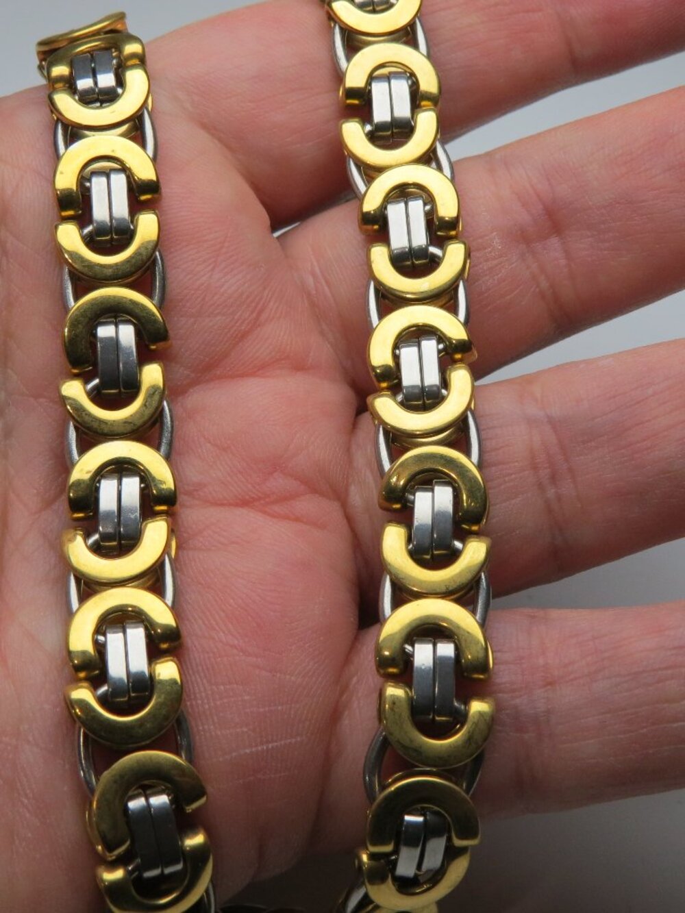 18k & st. steel Fancy Necklace